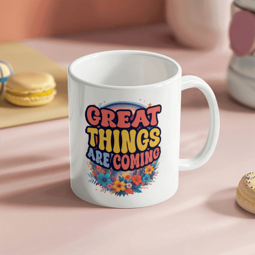 Great Things Are Coming Coffee Mug