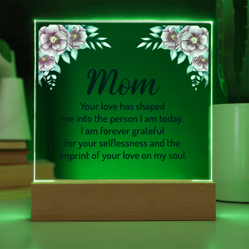 Mom The Person I am Today