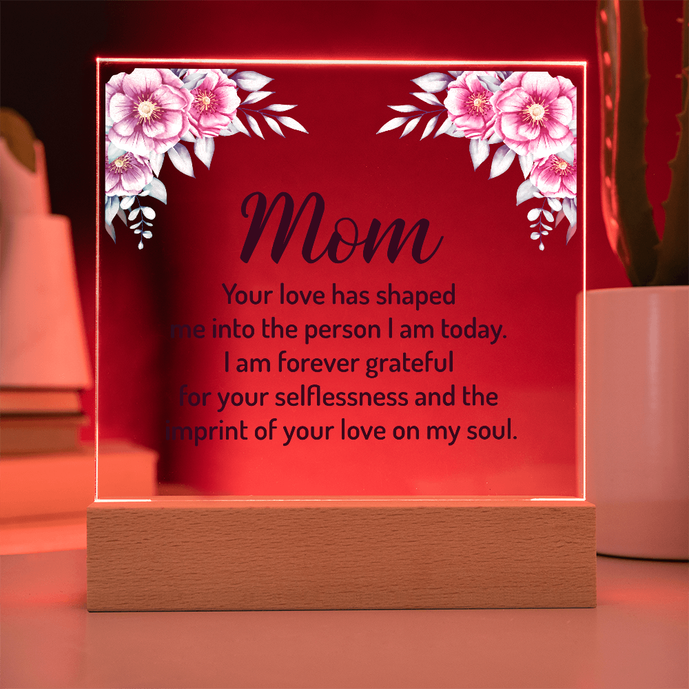 Mom The Person I am Today