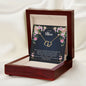 To My Mom Everlasting Love Necklace Pendant: Solid 10k Gold