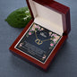 To My Mom Everlasting Love Necklace Pendant: Solid 10k Gold