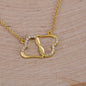 To My Mom Everlasting Love Necklace Pendant: Solid 10k Gold