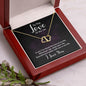 To The Love Of My Life Love You 10K solid yellow gold hearts Necklace