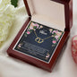To My Mom Everlasting Love Necklace Pendant: Solid 10k Gold