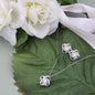 To My Mother Love Always Your Son Love Knot Earring & Necklace Set!
