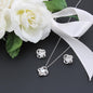 To My Beautiful Wife Forever & Always Love Knot Earring & Necklace Set.