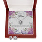 Mothers Day With Love Knot Necklace