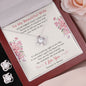 To My Beautiful Wife Forever & Always Love Knot Earring & Necklace Set.