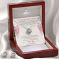 To My Beautiful Wife Forever & Always Love Knot Earring & Necklace Set.