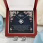 To My Mom Love Knot Earring & Necklace Set!