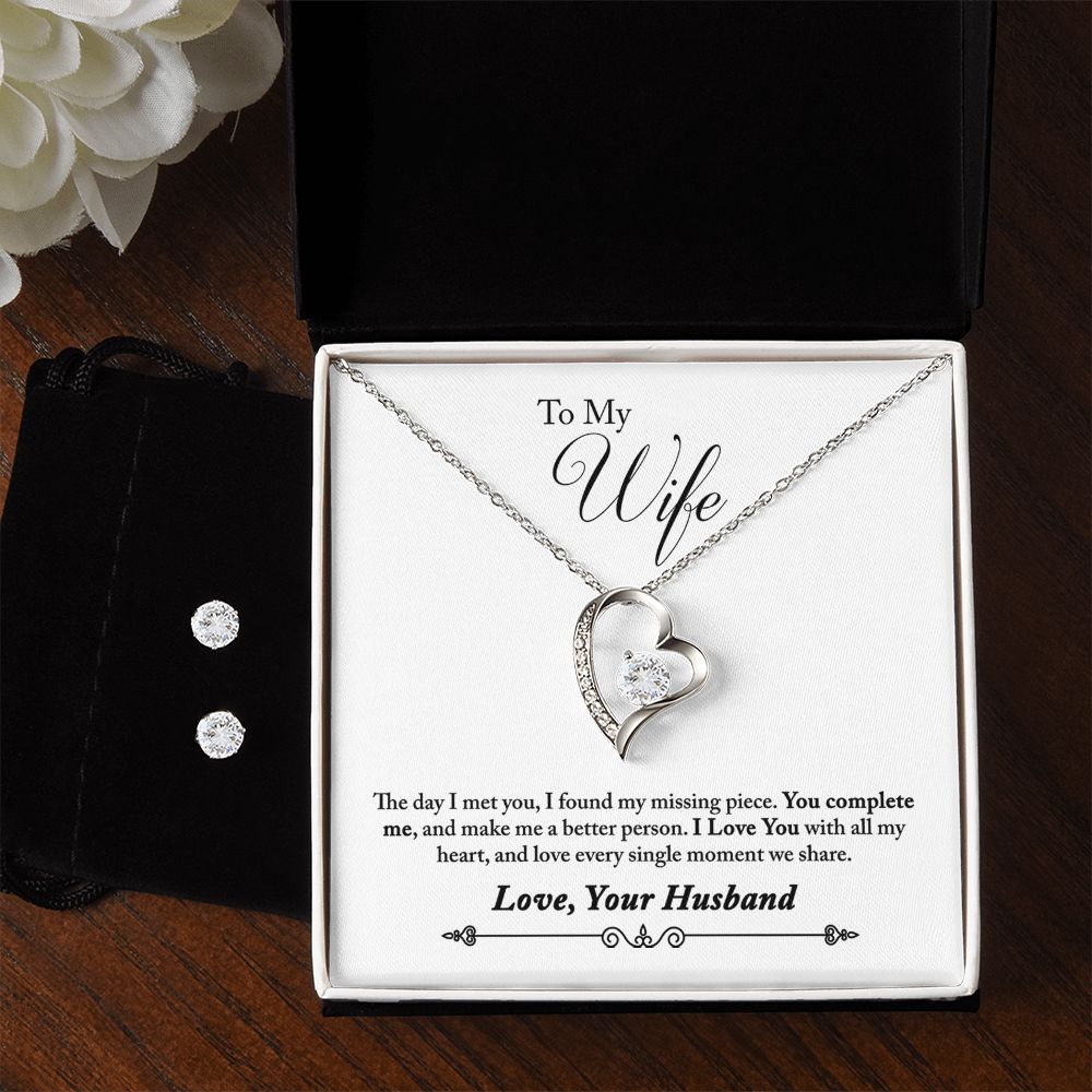 To My Wife Forever Love Necklace