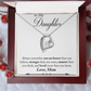 To My Daughter - Forever Love Necklace - Love Mom