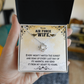 To My Air Force Wife – Love Knot Necklace | Valentine's Day Gift
