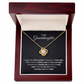 To My Granddaughter Love Knot Necklace