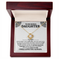 To My Bonus Daughter Love Knot Necklace
