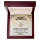 To My Air Force Wife – Love Knot Necklace | Valentine's Day Gift