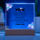 Mom for all the times plaque