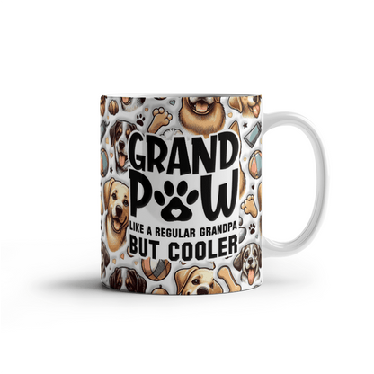 Grandpa Grandpaw Dog Lovers Coffee Mug