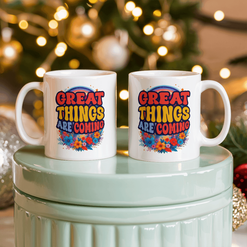 Great Things Are Coming Coffee Mug