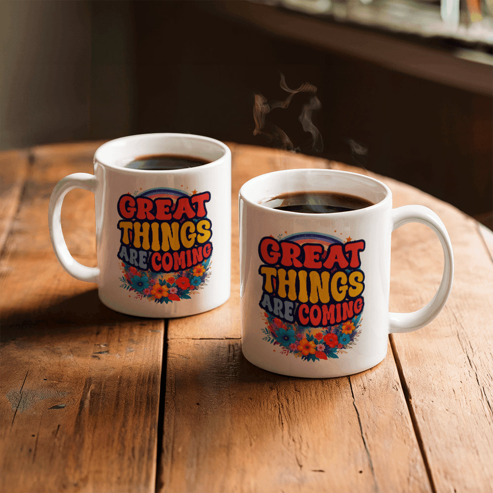 Great Things Are Coming Coffee Mug