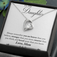To My Daughter - Forever Love Necklace - Love Mom