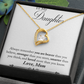 To My Daughter - Forever Love Necklace - Love Mom