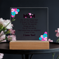 Mom for all the times plaque