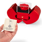 To my Mom, A rose for your endless warmth Love Knot Necklace with Red Heart Rose Box