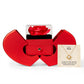 To my Mom, A rose for your endless warmth Love Knot Necklace with Red Heart Rose Box