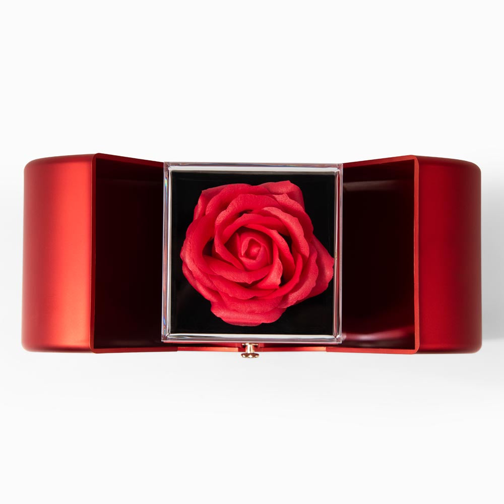 To my Beautiful Wife When I tell you Forever Love Necklace with Red Heart Rose Box