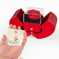 To my Mom A rose for your endless warmth Forever Love Necklace with Red Heart Rose Box