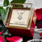 To my Mom A Rose for your endless warmth Love Knot Necklace