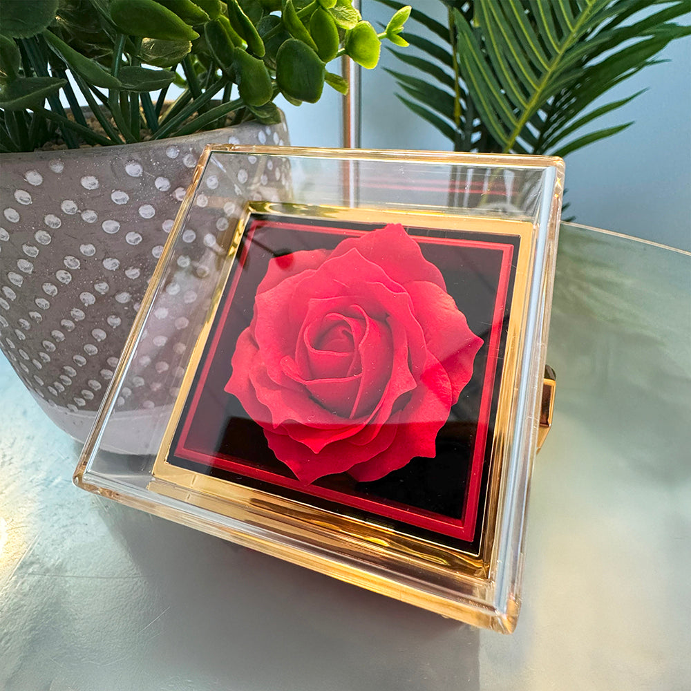 To my Mom A Rose for your endless warmth Love Knot Necklace