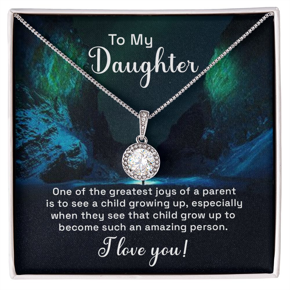 To My Daughter One Of The Greatest Joy Eternal Hope Necklace