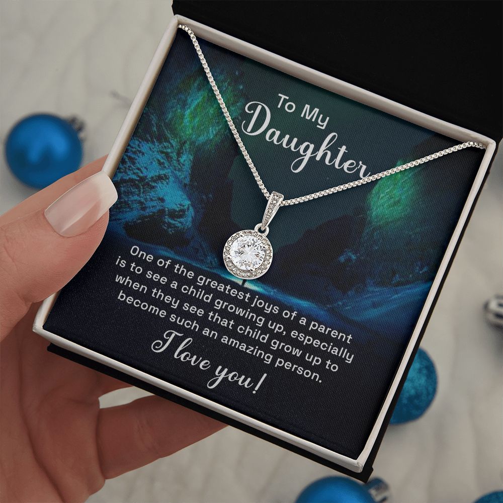 To My Daughter One Of The Greatest Joy Eternal Hope Necklace