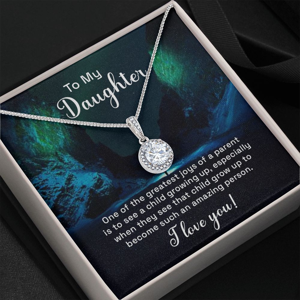 To My Daughter One Of The Greatest Joy Eternal Hope Necklace