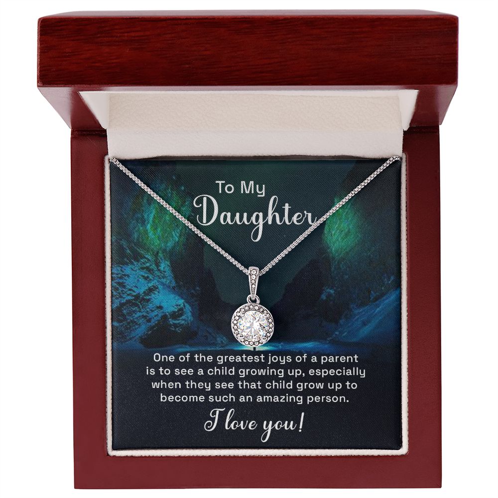 To My Daughter One Of The Greatest Joy Eternal Hope Necklace