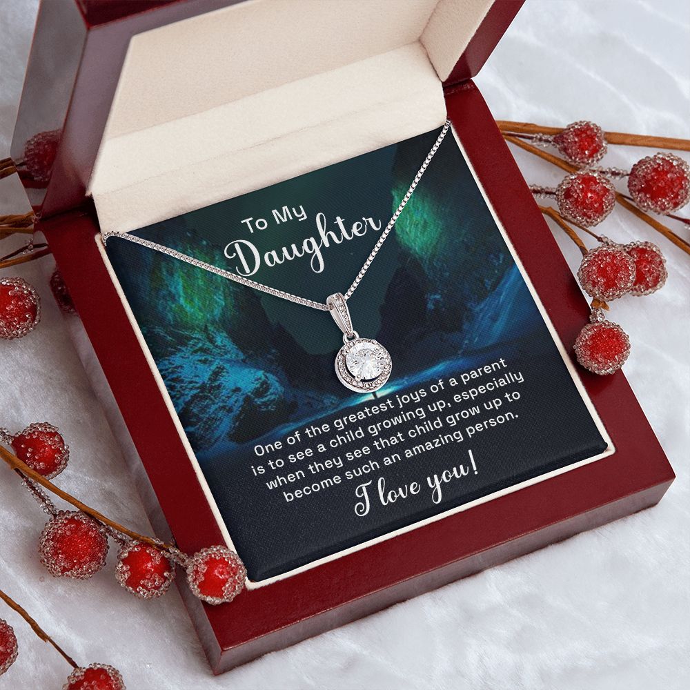 To My Daughter One Of The Greatest Joy Eternal Hope Necklace