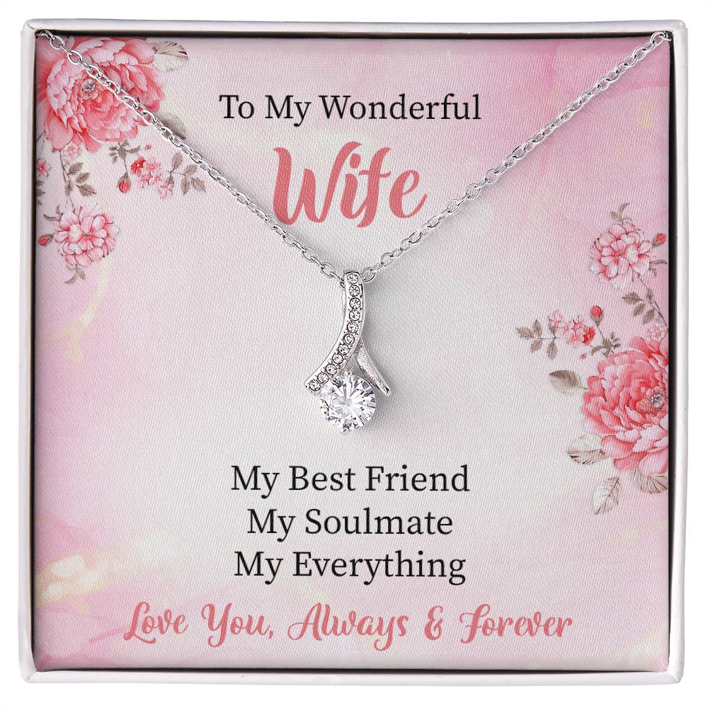 To My Wonderful Wife Alluring Necklace