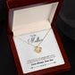 To My Mother Love Always Your Son Love Knot Necklace.