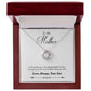 To My Mother Love Always Your Son Love Knot Necklace.