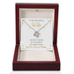 To My Wife My Everything Love Knot Necklace