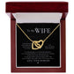 To My WIFE I Promise Two Hearts Necklace