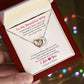 To My Beautiful Wife Forever & Always Interlocking Hearts Necklace