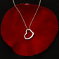 To My Girlfriend Delicate Heart Necklace