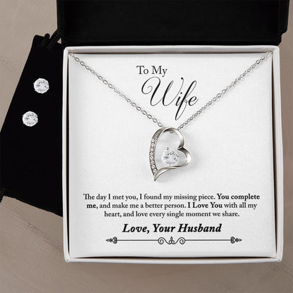 To My Wife Forever Love Necklace