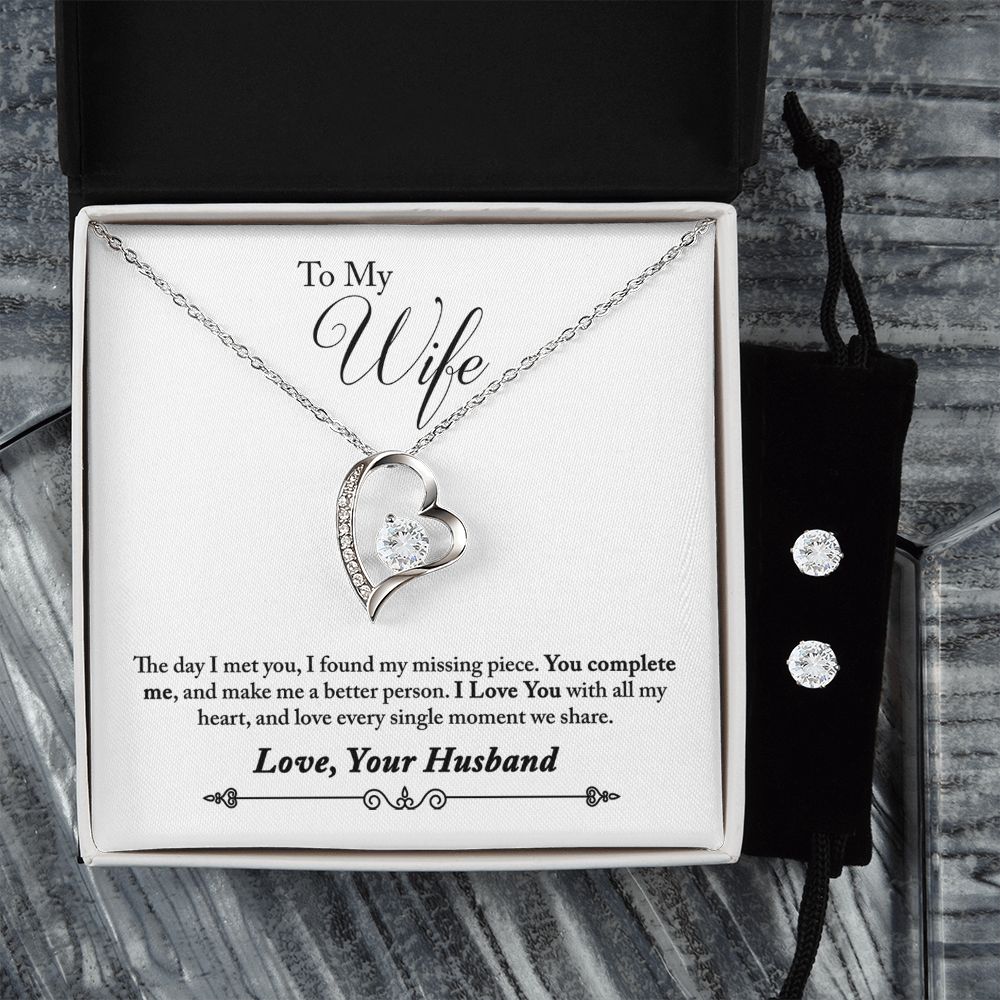 To My Wife Forever Love Necklace